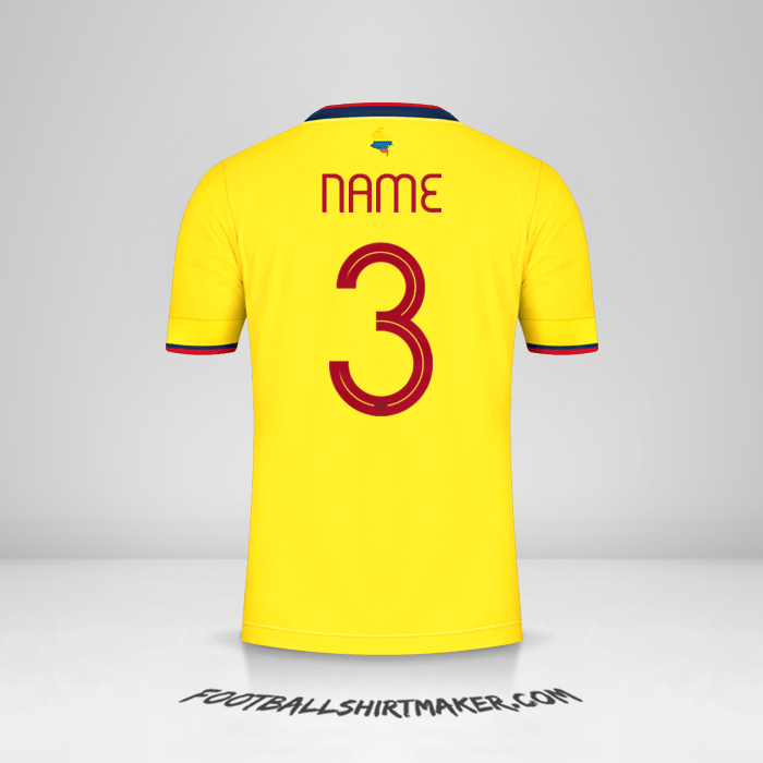 Shirt Colombia 2021 -  name - 3