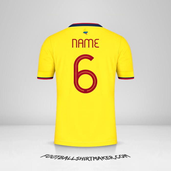 Trikot Kolumbien 2021 -  name - 6