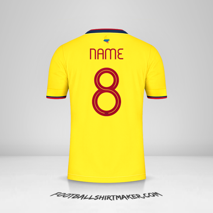 Shirt Colombia 2021 -  name - 8