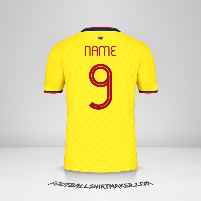 Trikot Kolumbien 2021 -  name - 9