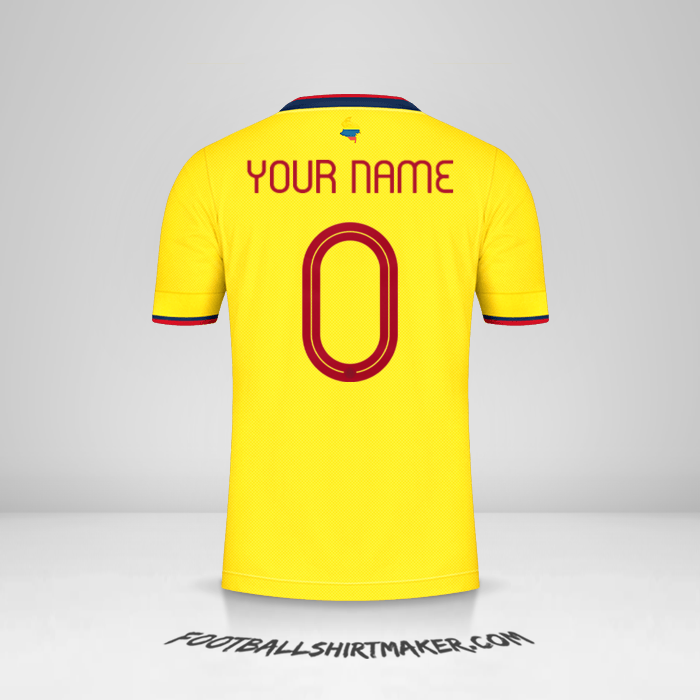 Jersey Colombia 2021 -  your name - 0