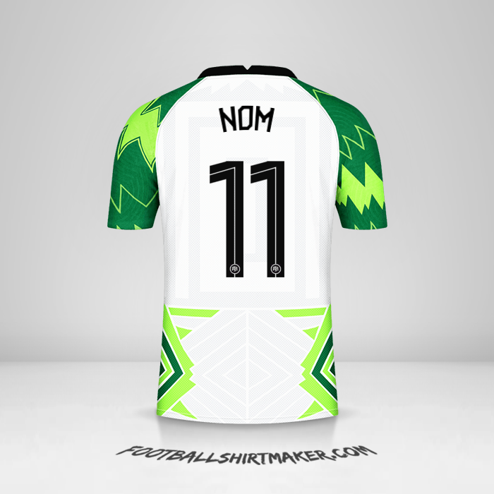 Maillot Nigéria 2020/21 -  nom - 11
