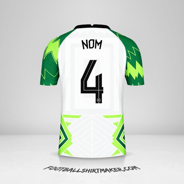 Maillot Nigéria 2020/21 -  nom - 4