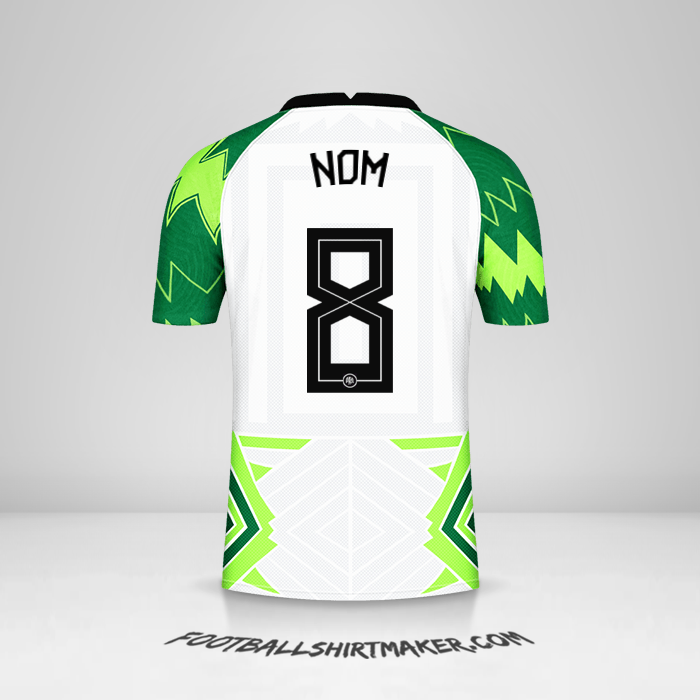 Maillot Nigéria 2020/21 -  nom - 8
