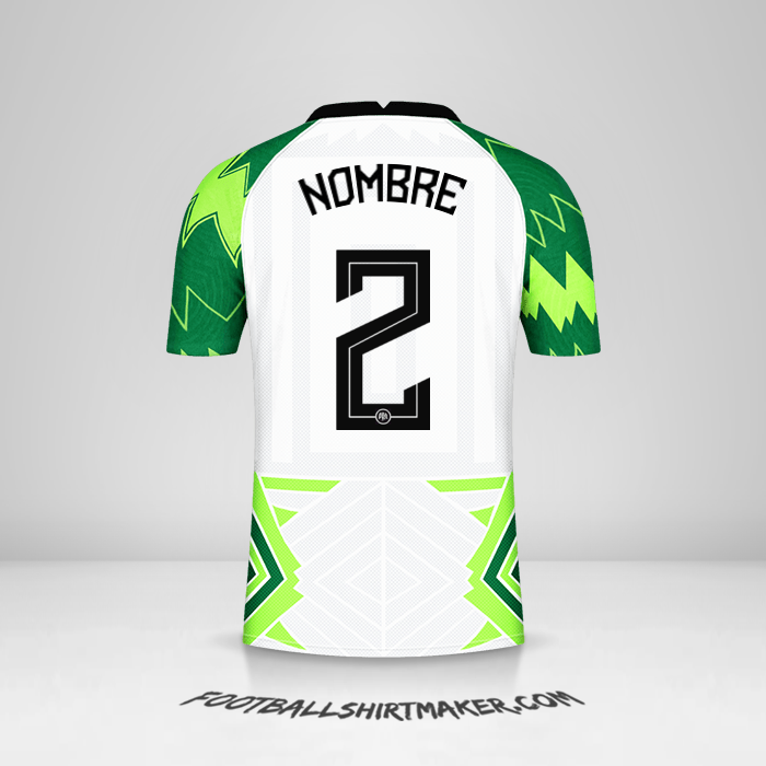 Jersey Nigeria 2020/21 -  nombre - 2