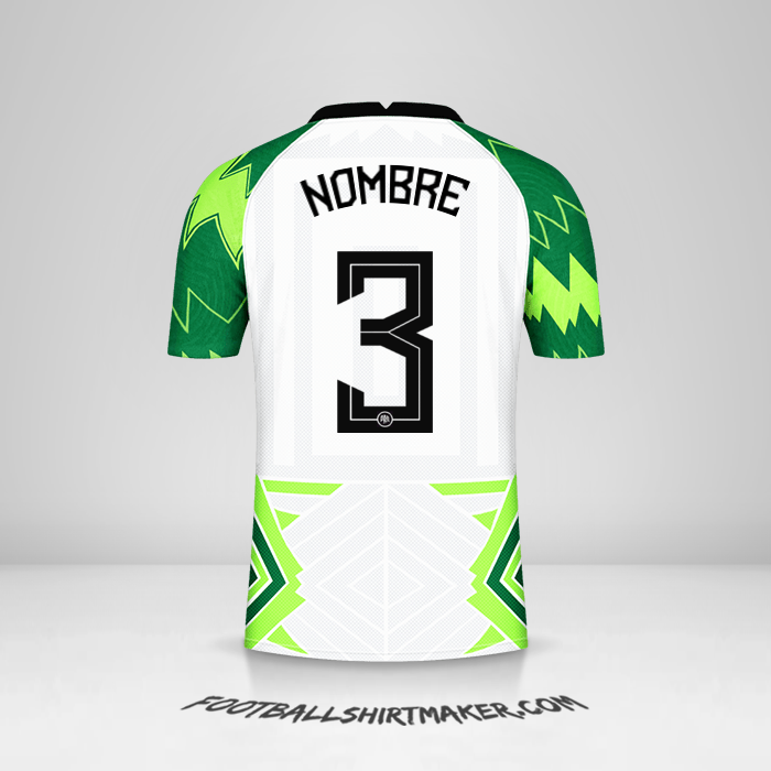 Jersey Nigeria 2020/21 -  nombre - 3