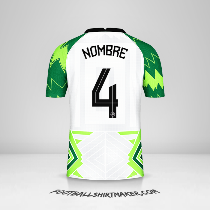 Jersey Nigeria 2020/21 -  nombre - 4