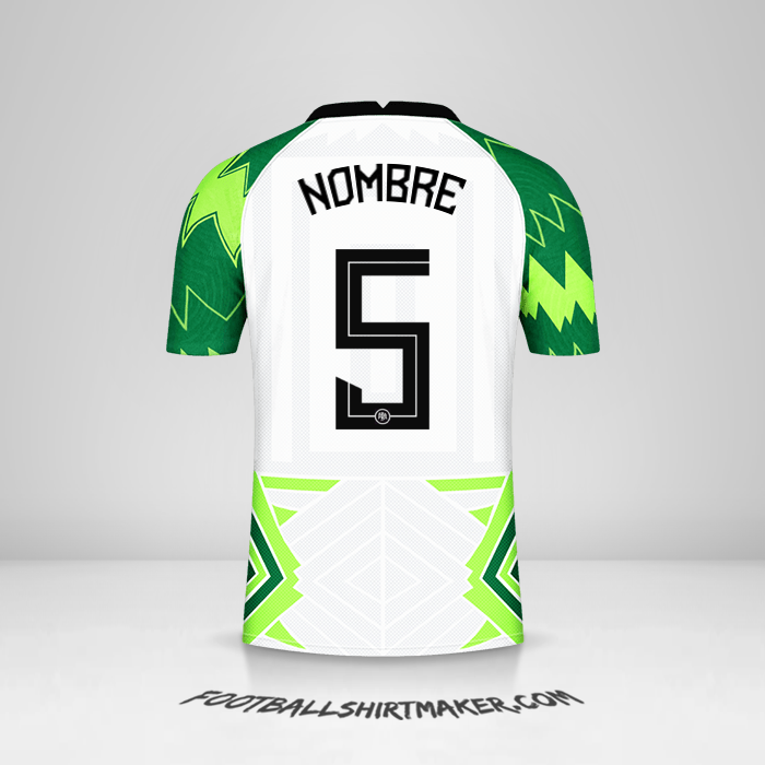 Jersey Nigeria 2020/21 -  nombre - 5