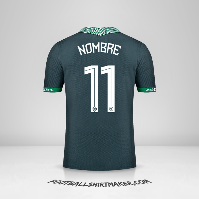 Camiseta Nigeria 2020/21 Visita -  nombre - 11