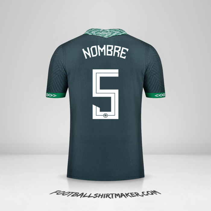 Jersey Nigeria 2020/21 Visita -  nombre - 5