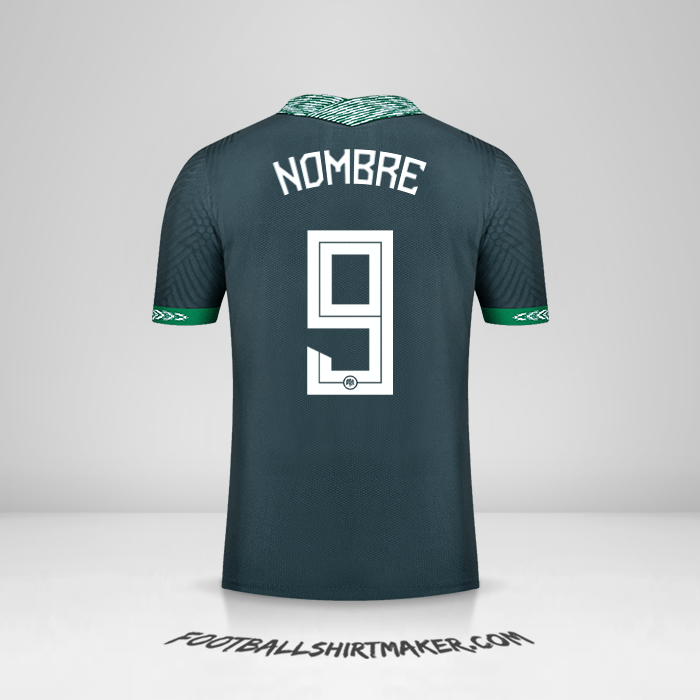 Camiseta Nigeria 2020/21 Visita -  nombre - 9