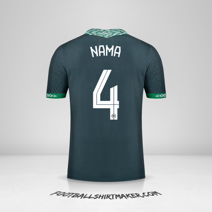 Jersey Nigeria 2020/21 Alternatif -  nama - 4