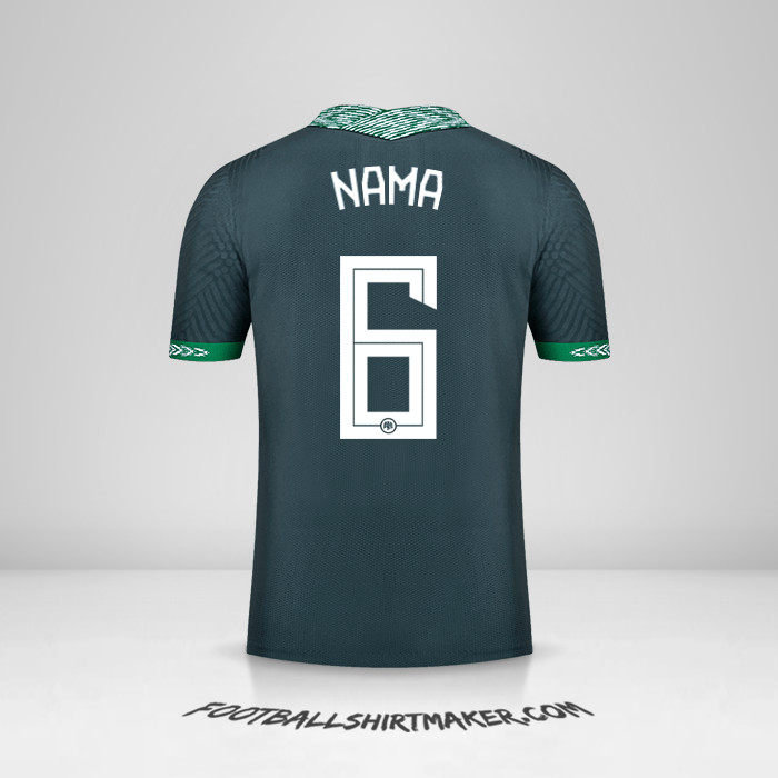 Jersey Nigeria 2020/21 Alternatif -  nama - 6