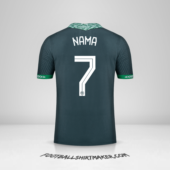 Jersey Nigeria 2020/21 Alternatif -  nama - 7