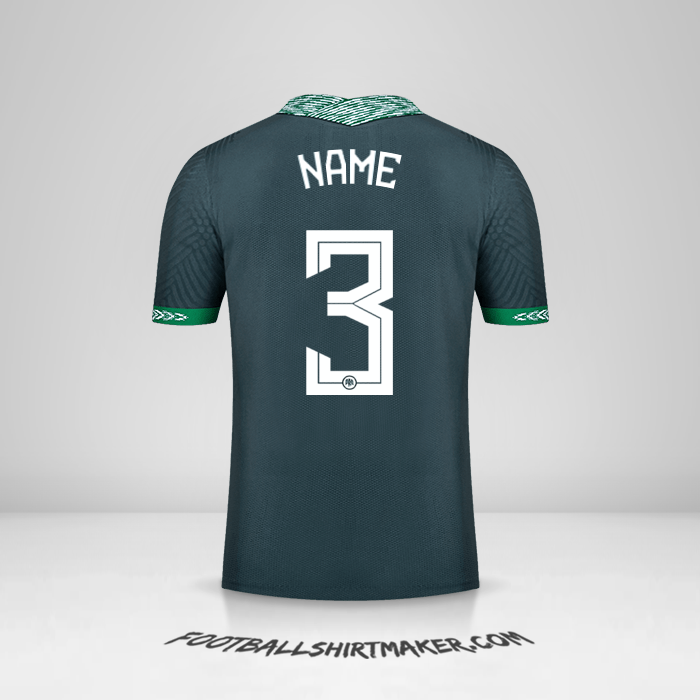 Jersey Nigeria 2020/21 Away -  name - 3