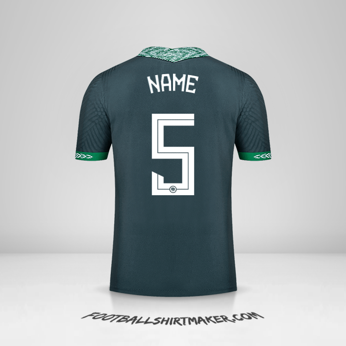 Jersey Nigeria 2020/21 Away -  name - 5