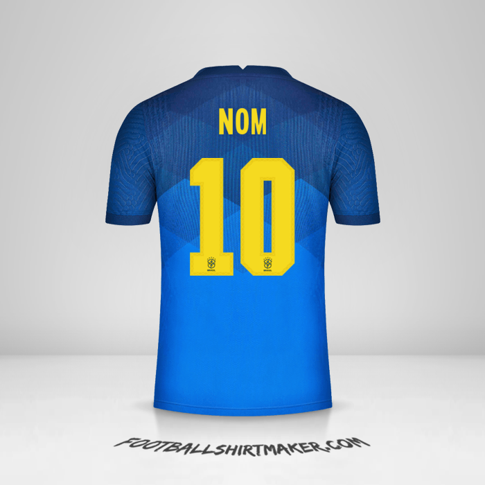 Maillot Brésil 2020/21 Extérieur -  nom - 10
