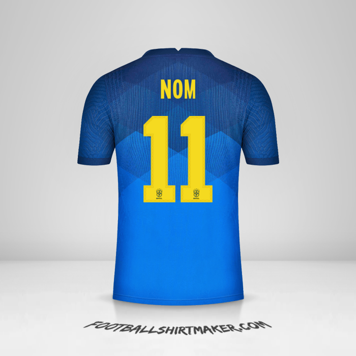 Maillot Brésil 2020/21 Extérieur -  nom - 11