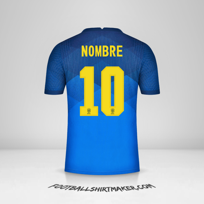 Jersey Brasil 2020/21 Visita -  nombre - 10