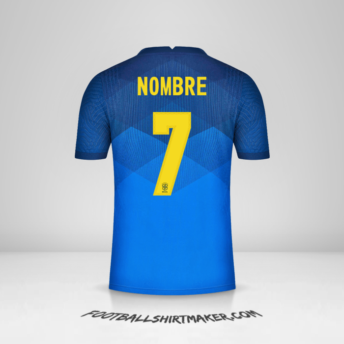 Jersey Brasil 2020/21 Visita -  nombre - 7