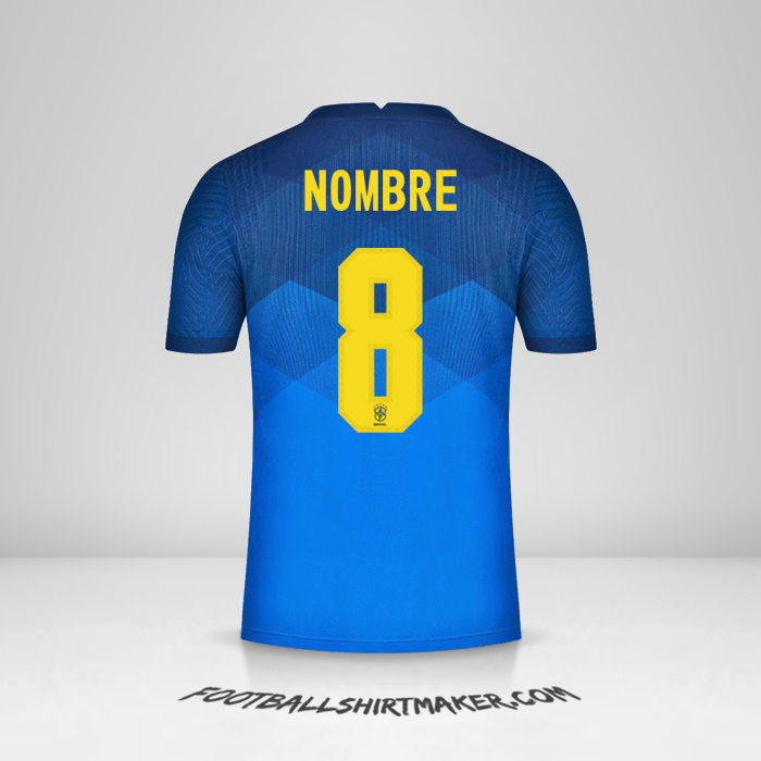 Jersey Brasil 2020/21 Visita -  nombre - 8