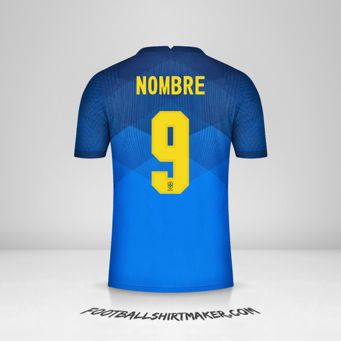 Jersey Brasil 2020/21 Visita -  nombre - 9
