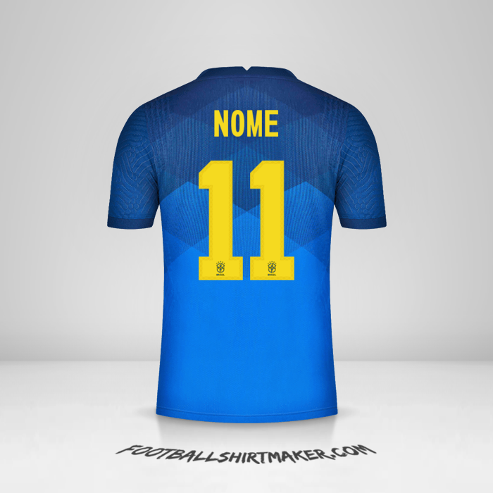 Maglia Brasile 2020/21 Seconda -  nome - 11