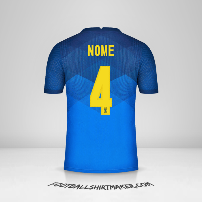 Camisa Brasil 2020/21 Alternativa -  nome - 4