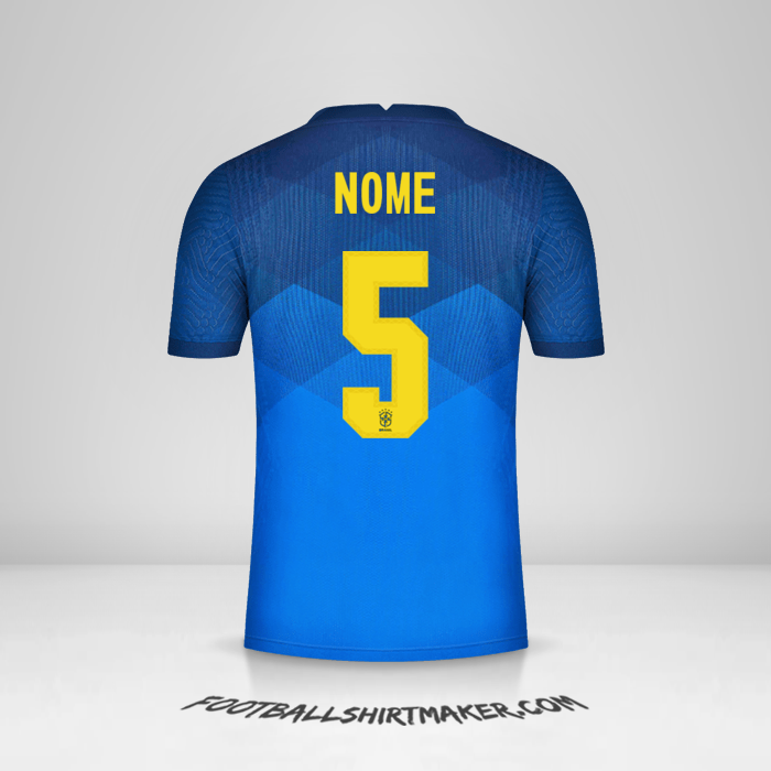 Camisa Brasil 2020/21 Alternativa -  nome - 5