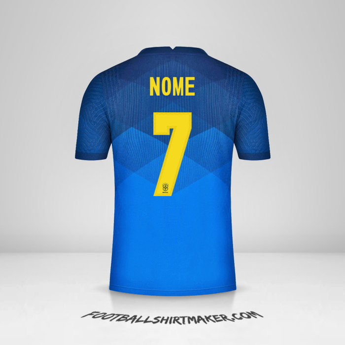 Maglia Brasile 2020/21 Seconda -  nome - 7