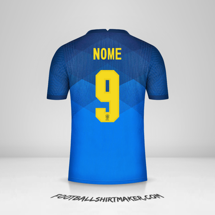 Maglia Brasile 2020/21 Seconda -  nome - 9