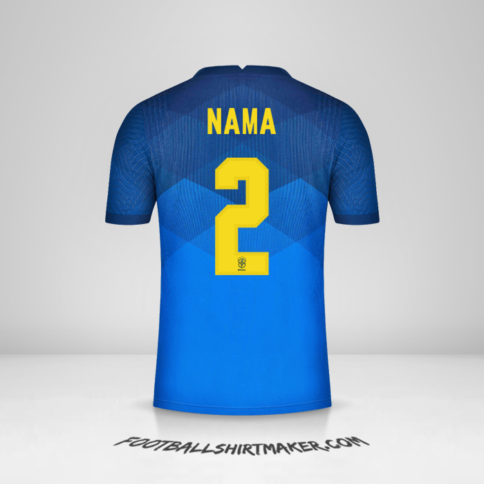 Jersey Brasil 2020/21 Alternatif -  nama - 2
