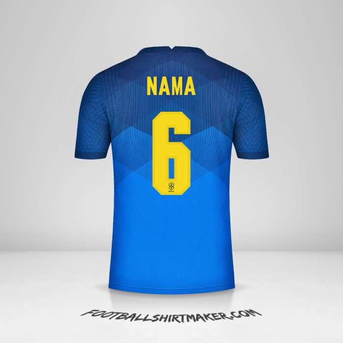 Jersey Brasil 2020/21 Alternatif -  nama - 6