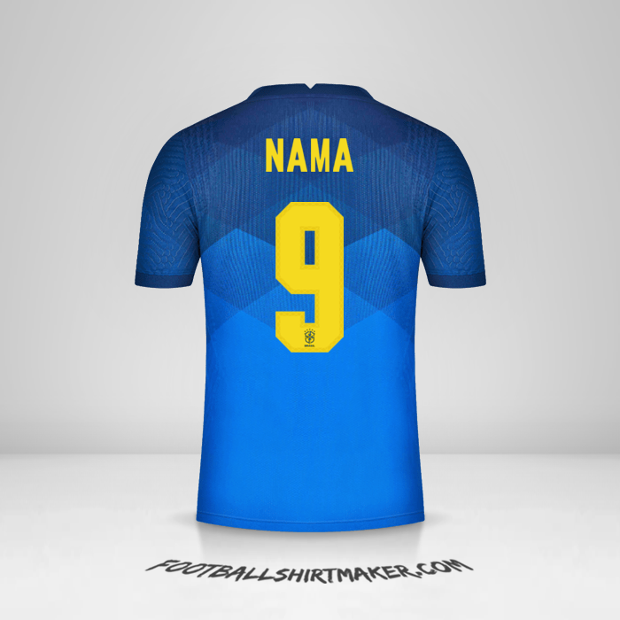 Jersey Brasil 2020/21 Alternatif -  nama - 9
