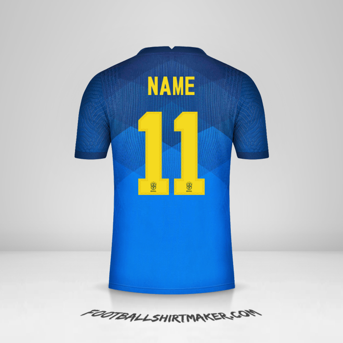 Trikot Brasilien 2020/21 Auswärts -  name - 11