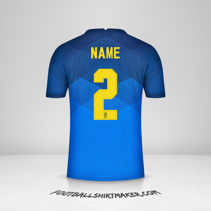 Trikot Brasilien 2020/21 Auswärts -  name - 2