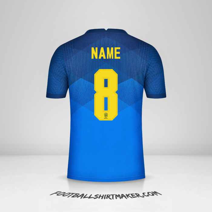 Jersey Brazil 2020/21 Away -  name - 8