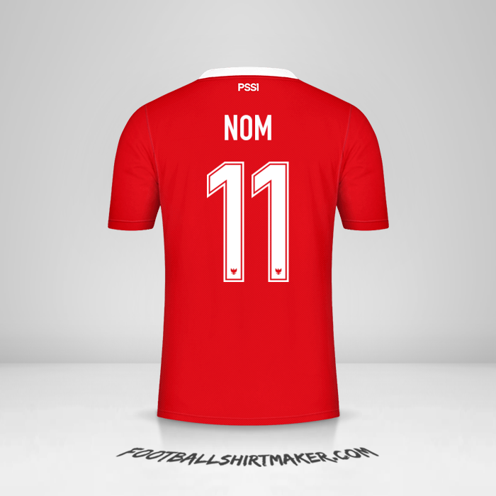 Maillot Indonésie 2020/21 -  nom - 11