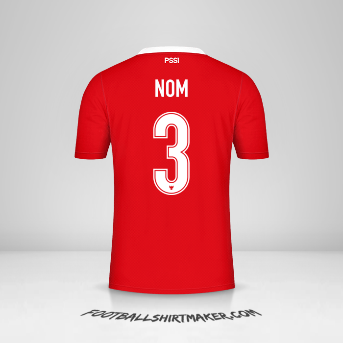 Maillot Indonésie 2020/21 -  nom - 3