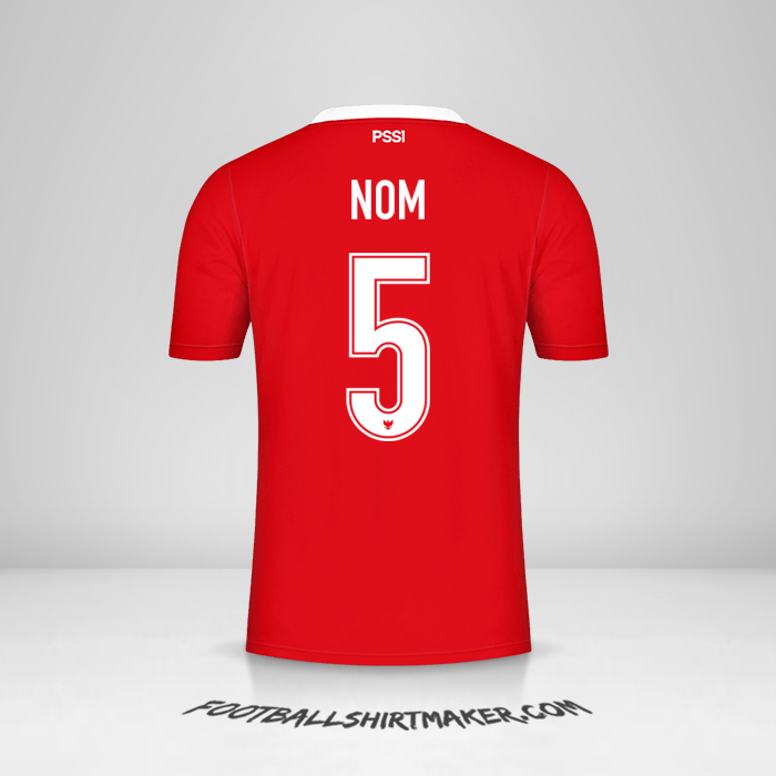 Maillot Indonésie 2020/21 -  nom - 5