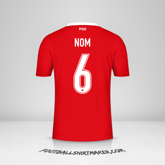 Maillot Indonésie 2020/21 -  nom - 6