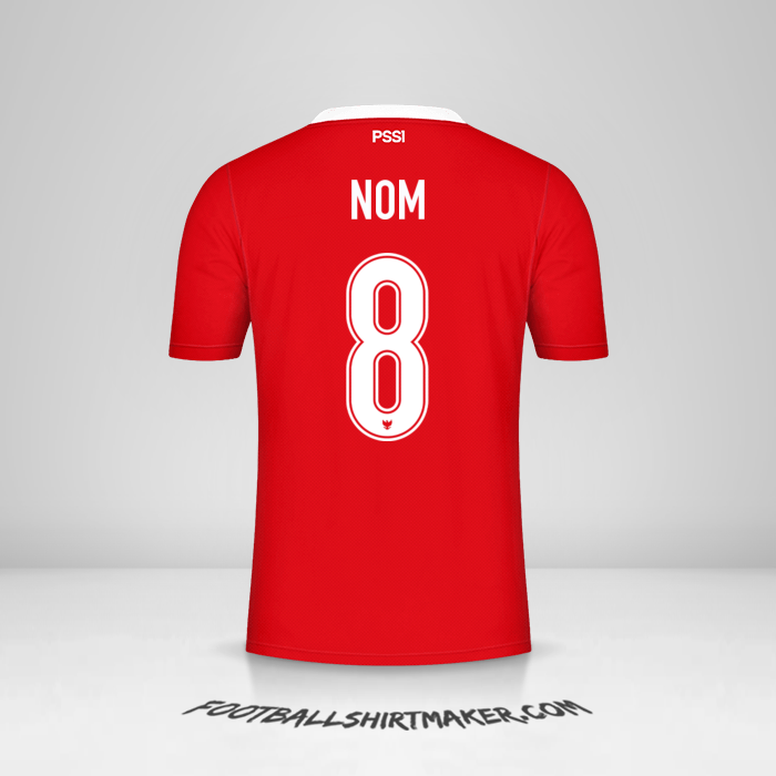 Maillot Indonésie 2020/21 -  nom - 8