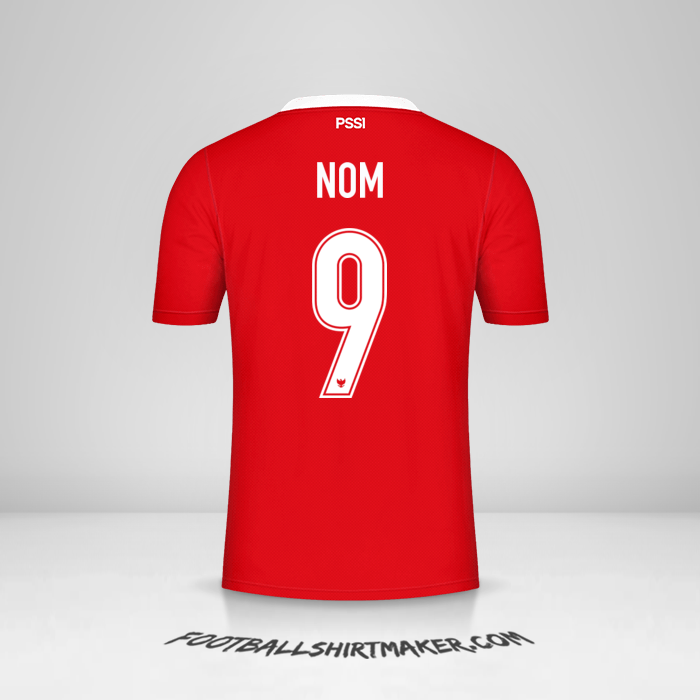 Maillot Indonésie 2020/21 -  nom - 9