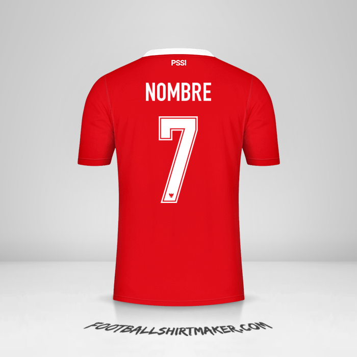 Jersey Indonesia 2020/21 -  nombre - 7