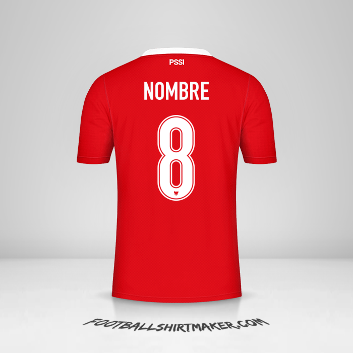 Jersey Indonesia 2020/21 -  nombre - 8
