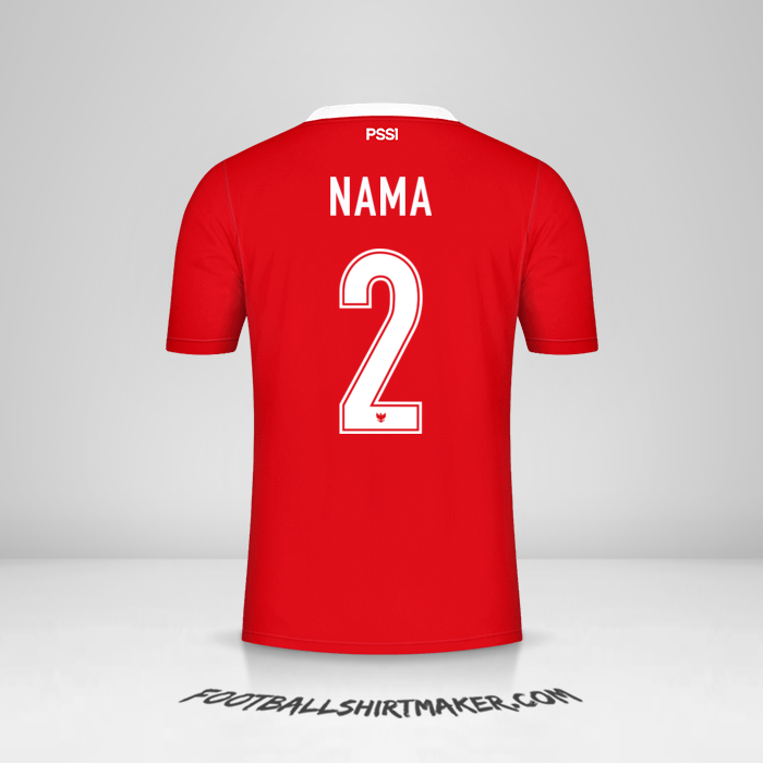 Jersey Indonesia 2020/21 -  nama - 2
