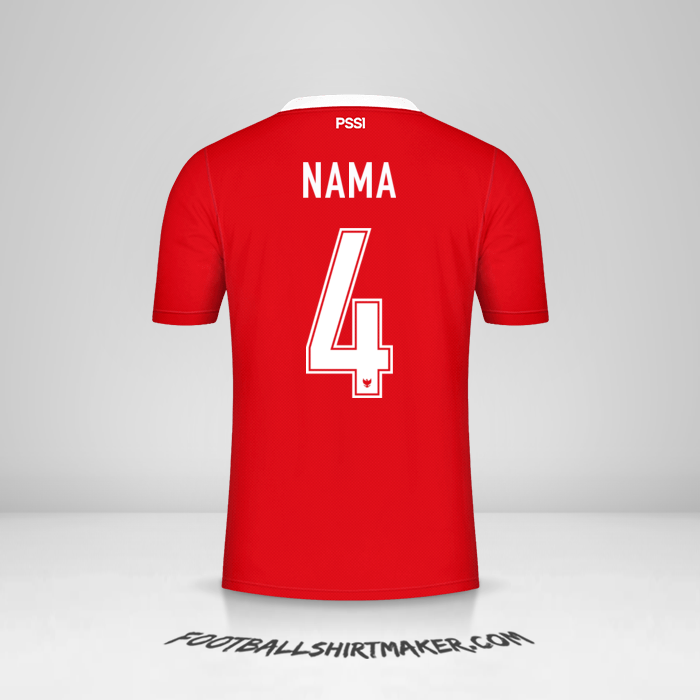 Jersey Indonesia 2020/21 -  nama - 4