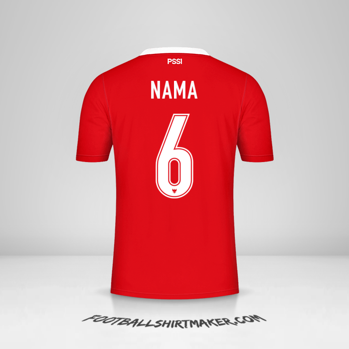 Jersey Indonesia 2020/21 -  nama - 6
