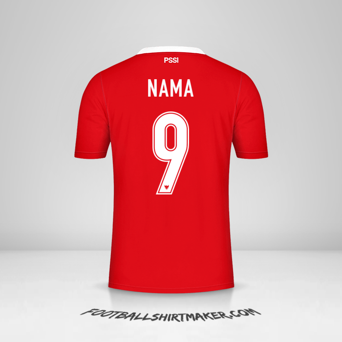 Jersey Indonesia 2020/21 -  nama - 9