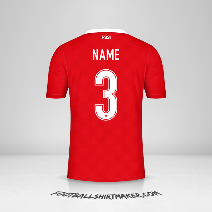 Trikot Indonesien 2020/21 -  name - 3